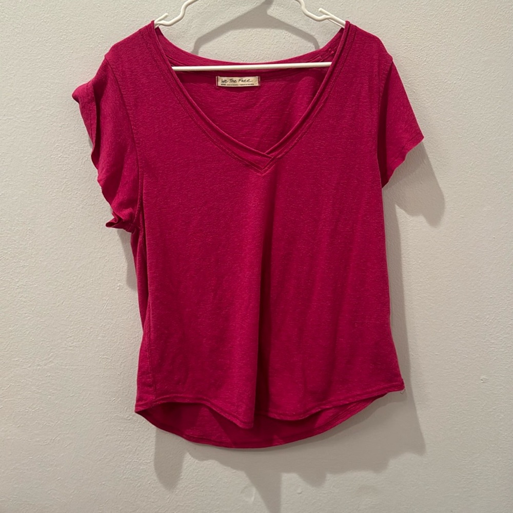 Pink FP short sleeve top!
